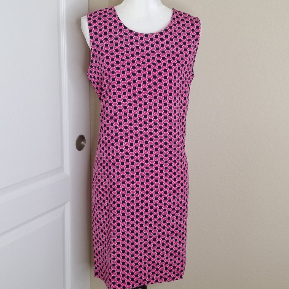 Adrienne Vittadini sleeveless sheath dress size 10